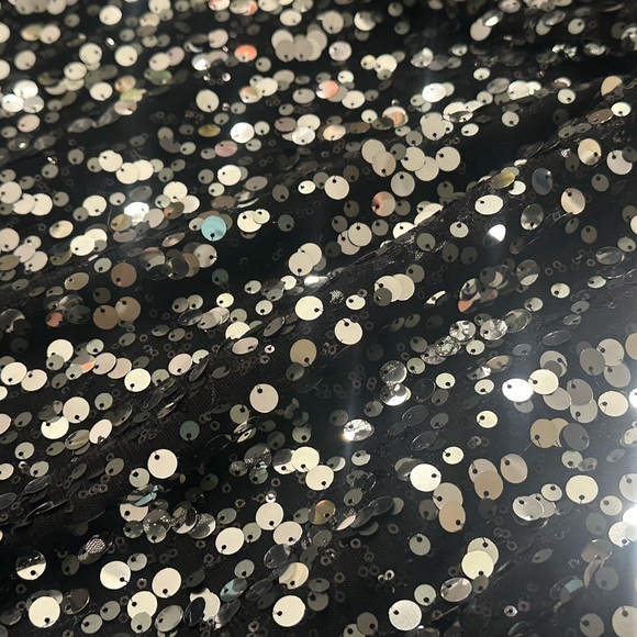 Girl’s Zunie Sleeveless Sequin Black/Silver Dress Size 16 EUC!! - Picture 9 of 13